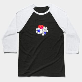 Psilocybin Molecule Chemistry Baseball T-Shirt